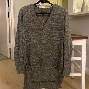 Banana Republic Cotton Cashmere Grey Oversized Sweater